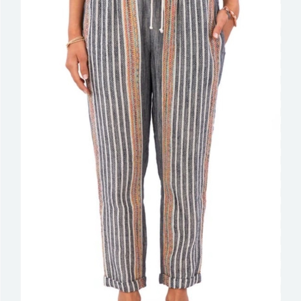 RIP CURL Baja Striped Crop Pants